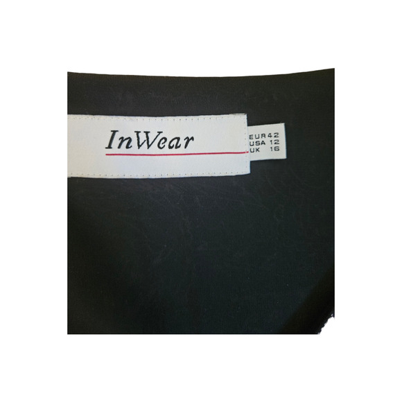 InWear Size 12 Sleeveless Floral V-Neck Short Length Dress - Picture 2 of 7